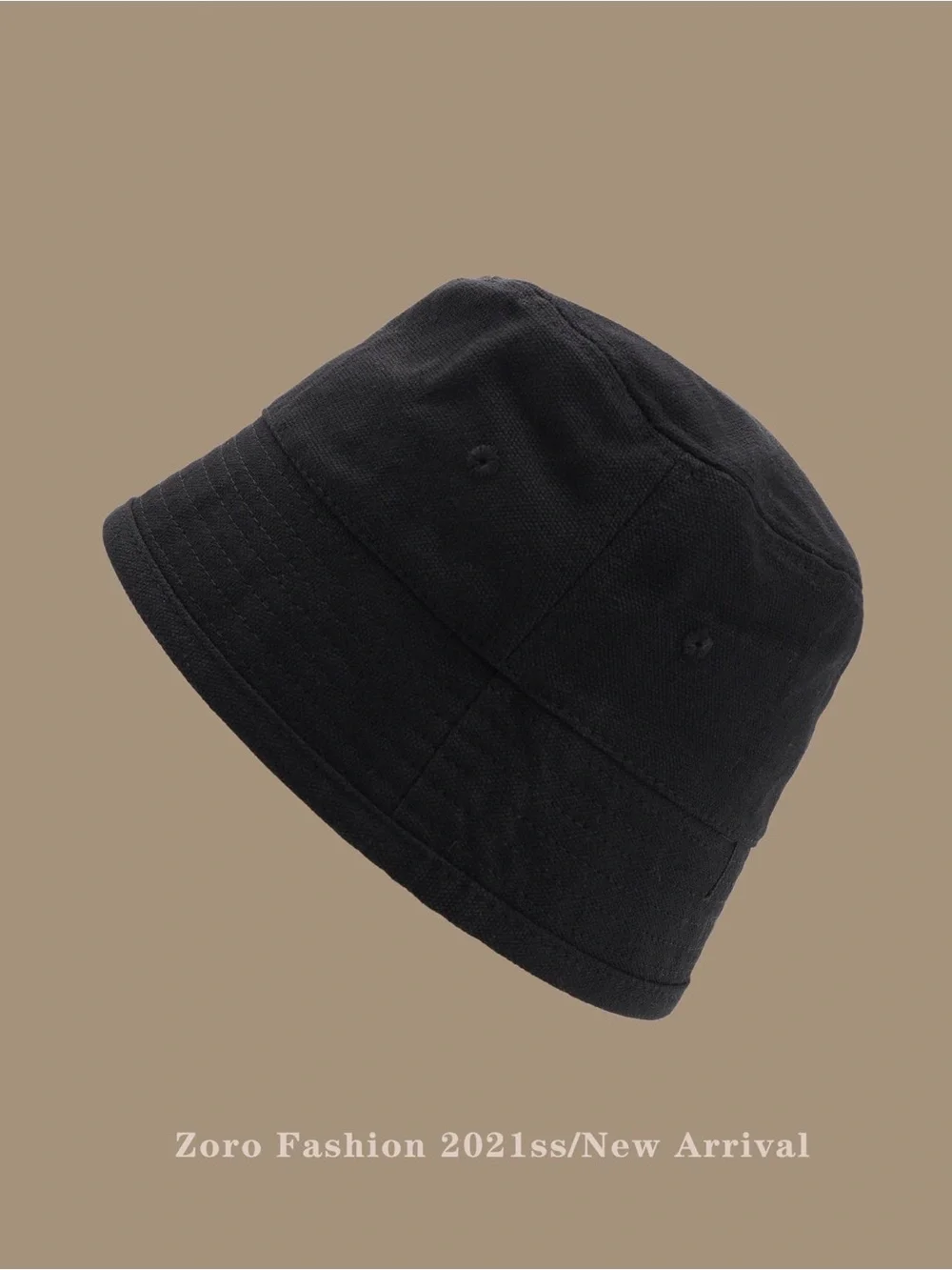 Kids Black Bucket Hat - Lightweight Toddler Sun Hat